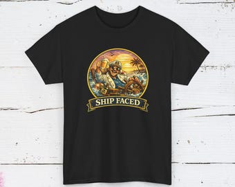Ship Faced Shirt | Funny Boating Pun Tee