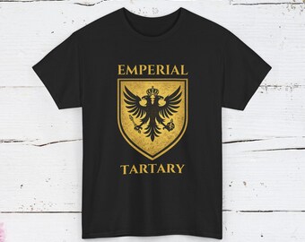 Imperial Tartary Eagle Shirt: Heraldic Crest Tee