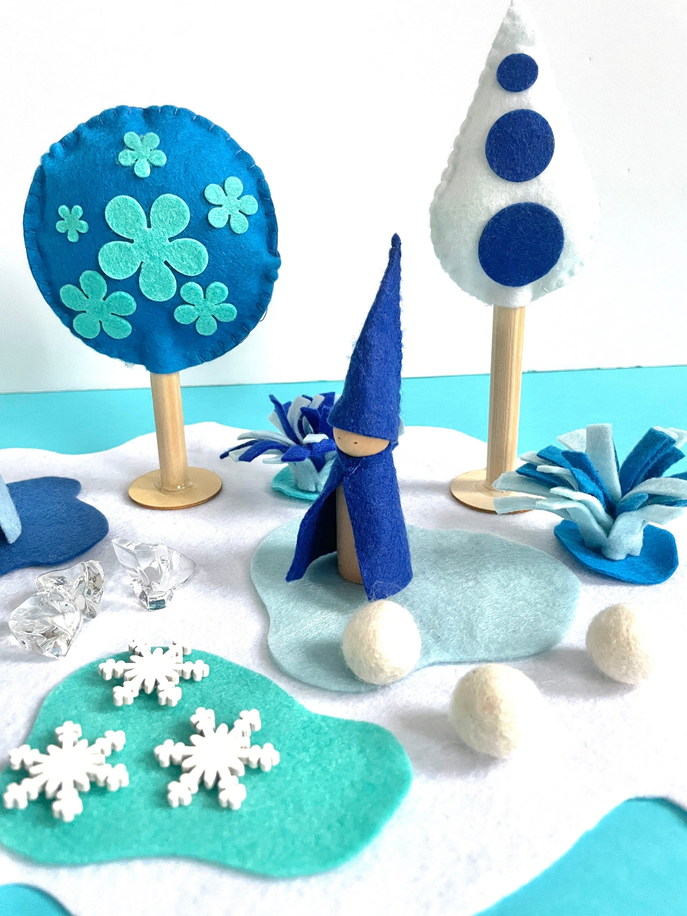 Winter Play Mat Complete Set Felt Play Mat Etsy UK