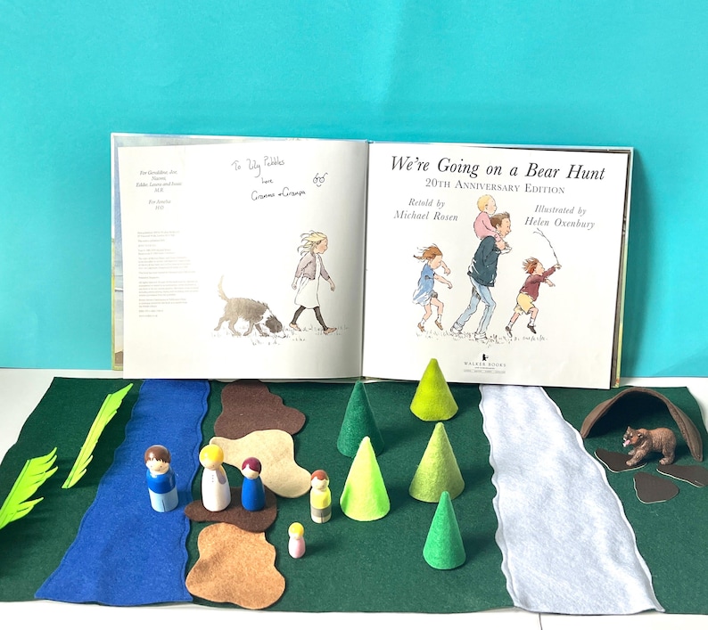 We're Going on a Bear Hunt - Felt Play Mat - Complete Set - Ready to ...