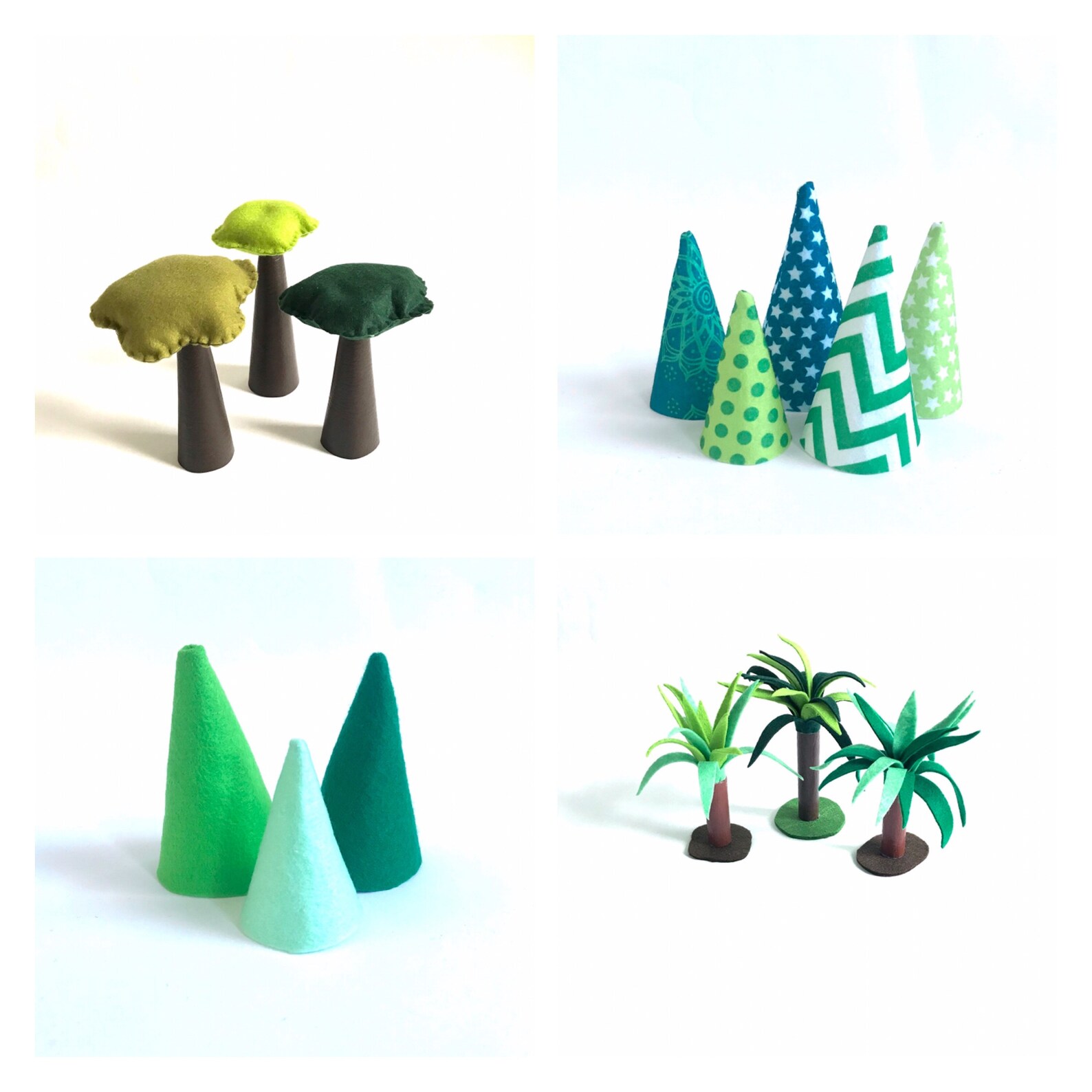 Felt Play Mat Accessories Felt Mountain Felt Trees Felt Etsy Australia