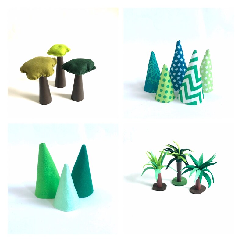 Felt Play Mat Accessories Felt Mountain Felt Trees Felt Etsy Australia