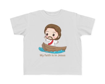 Mein Glaube ist in Jesus Kleinkinder T-Shirt