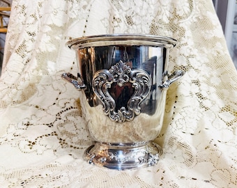 Wallace Baroque Wine Cooler / Baroque Silver Plated Champagne
