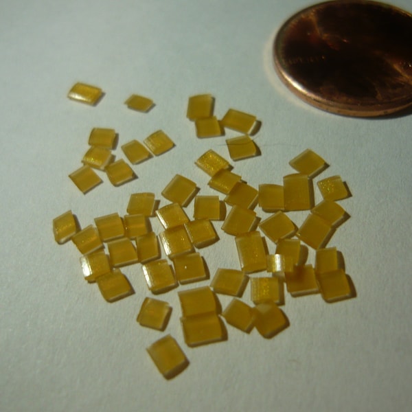 Miniature Caramel or Butterscotch Light Brown Candy Dollhouse Miniature Plastic, Doll House 1/12 Scale