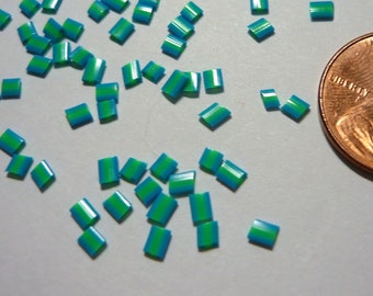 Blue and Green Miniature Candy Dollhouse Miniature Plastic, Doll House 1/12 Scale