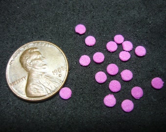 Miniature Round Pink Candy Dollhouse Miniature Plastic, Doll House 1/12 Scale