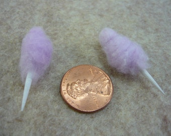 Cotton Candy Floss Dollhouse Miniature 1-12 scale lavender purple doll house printers drawer