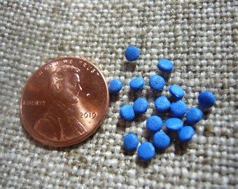 Miniature Blue Raspberry Candy or Blueberry Round Candy Dollhouse Miniature Plastic, Doll House 1/12 Scale