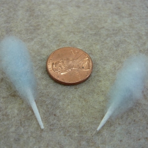 Niebieski domek dla lalek z waty cukrowej Miniatura 1-12 skala 2 łodygi domek dla lalek szuflada drukarki