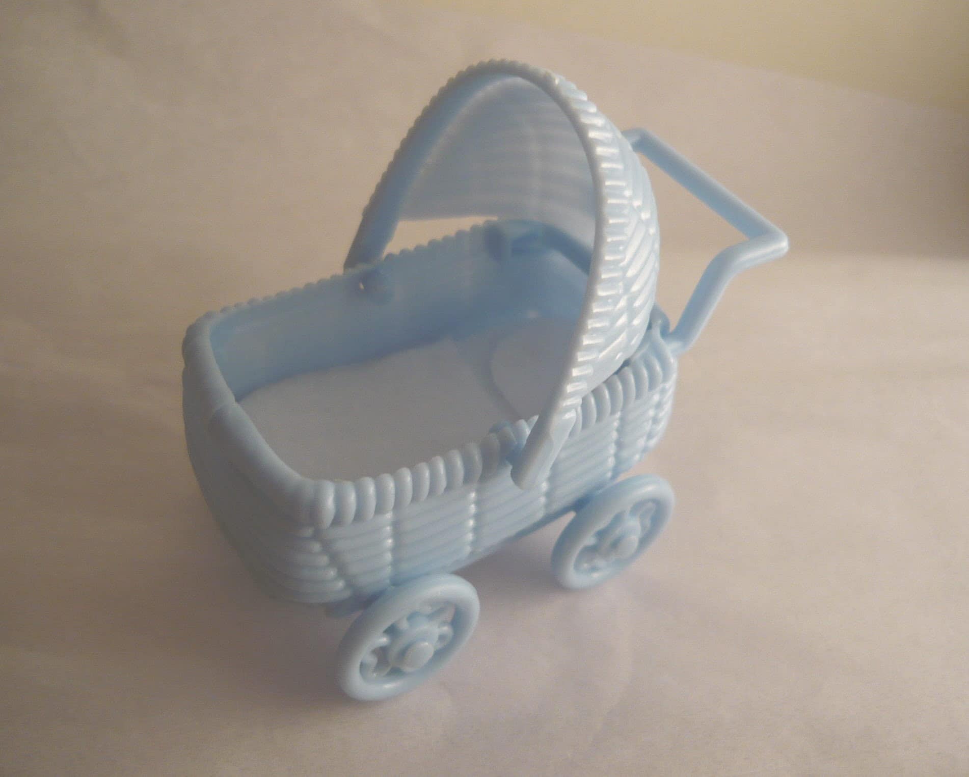 Miniature prams for dolls house sale