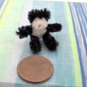 Panda Bear Tiny Teddy Dollhouse Miniature Doll House Printers Drawer