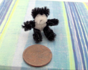 Panda Bear Tiny Teddy Dollhouse Miniature Doll House Printers Drawer