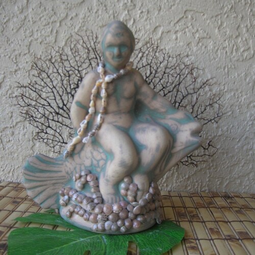 Prince orders Neptune Statue, Sea Fan Tropical Decor Florida Grouper Beach Decor
