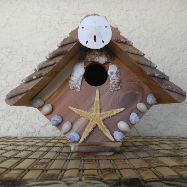 Seashell Birdhouse - Etsy