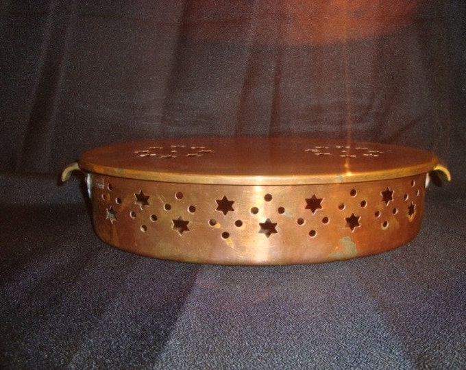 Copper Food Warmer, Star Light, Vintage Etsy
