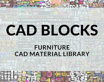 Furniture CAD Blocks: AutoCAD 2D Drawings (DWG File)