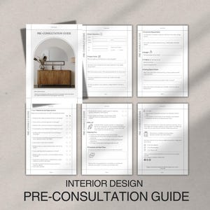 Modello di consulenza per clienti di interior design: copione per chiamata di presentazione (formato PDF, modificabile con Canva)