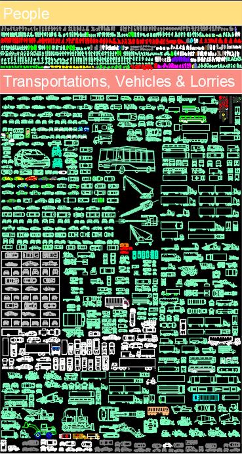 May include: A black and white line art illustration of various types of transportation, vehicles, and lorries. The image includes cars, trucks, buses, vans, motorcycles, bicycles, and more. The title "Transportations, Vehicles & Lorries" is at the top of the image.