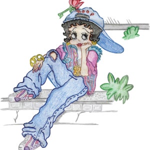 Betty Boop Betty Boop Png Cute Boop Png Betty Boop digital file Betty Boop Clipart Betty Boop t shirt design Betty Boop Clipart
