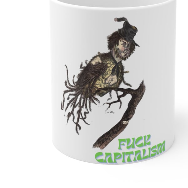 F**ck Capitalism Mug Ceramic Birdman