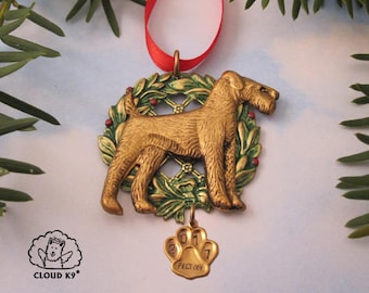 WOODEN SIGN DOG AIREDALE TERRIER PET LOVER GIFT PRESENT