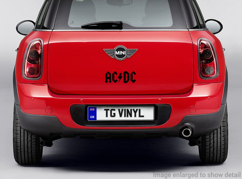 8 AC DC Vinyl Decal Sticker Car Window Laptop Music Rock and Roll ACDC ...