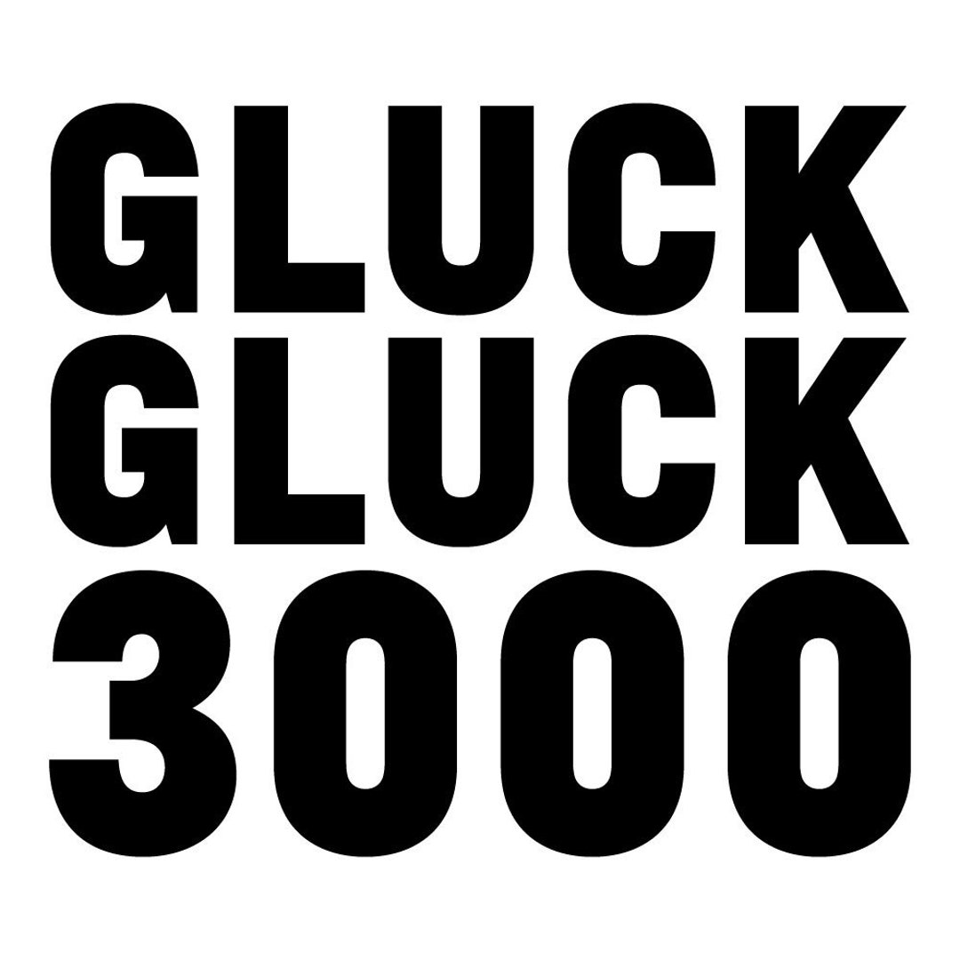 5 GLUCK GLUCK 3000 Vinyl Decal Sticker Car Window Laptop Funny Adult