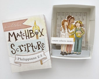 Matchbox Scripture Philippians 2 Memory Verse PDF