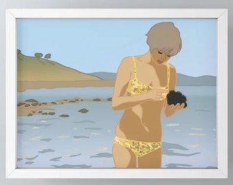 La Collectionneuse Eric Rohmer Fine Art Print 8x12, 12x18, 16x24, 20x30 inches