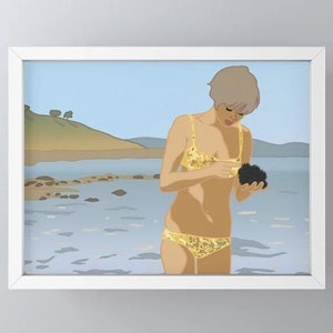 La Collectionneuse Eric Rohmer Fine Art Print 8x12, 12x18, 16x24, 20x30 inches image 1