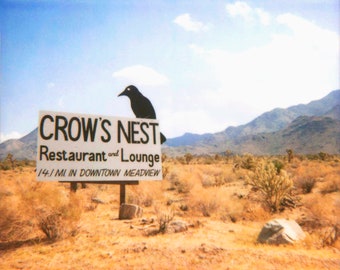 Crow's Nest - 8x10 Retro Fine Art Photography Print, Polaroid Print, Art Print