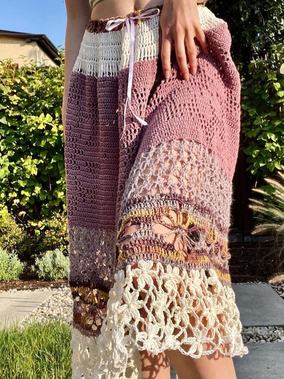 Nadine Skirt PDF Crochet Pattern Advanced Beginner Made-to