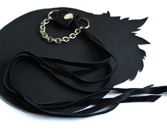 Leather Fringe & Chain Sandy Bracelet