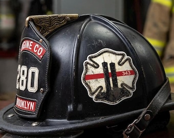 343 Thin Red Line Firefighter Sticker | Twin Towers 9/11 Memorial Decal