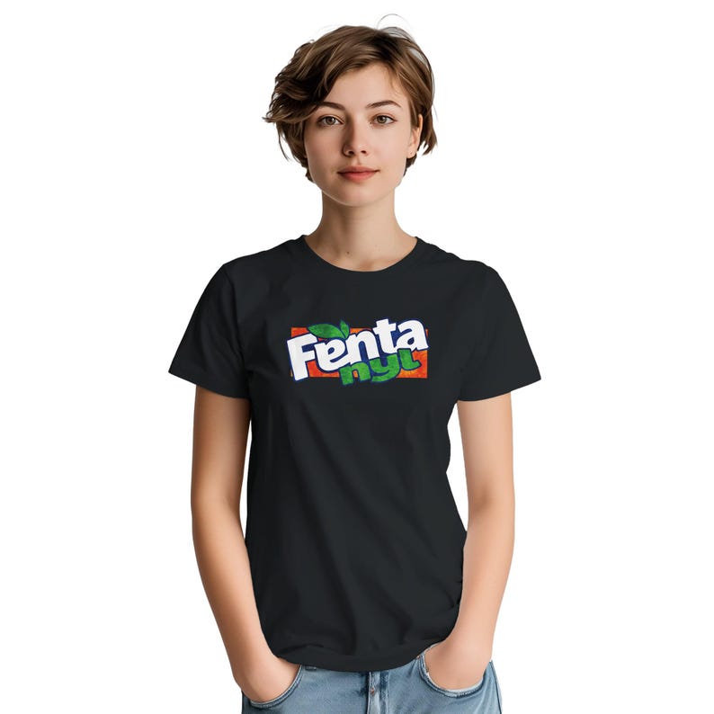 Fentanyl Parody Shirt, Dark Humor Drug Meme Tee, Edgy Streetwear Unisex T-Shirt, Controversial Satire Shirt, Festival Outfit, Funny Parody image 6