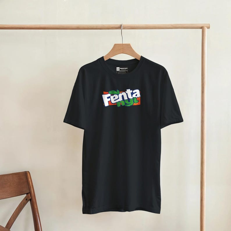 Fentanyl Parody Shirt, Dark Humor Drug Meme Tee, Edgy Streetwear Unisex T-Shirt, Controversial Satire Shirt, Festival Outfit, Funny Parody image 5
