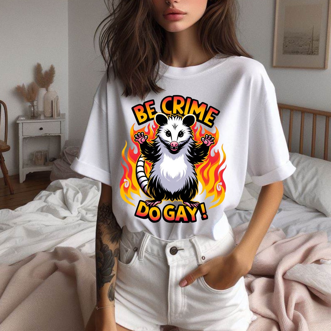 Be Crime Do Gay Png,funny Opossum Png ,respect Pronouns, LGBT Pride ...