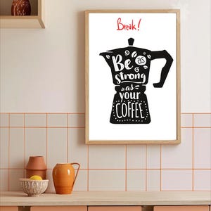 coffee time digital poster