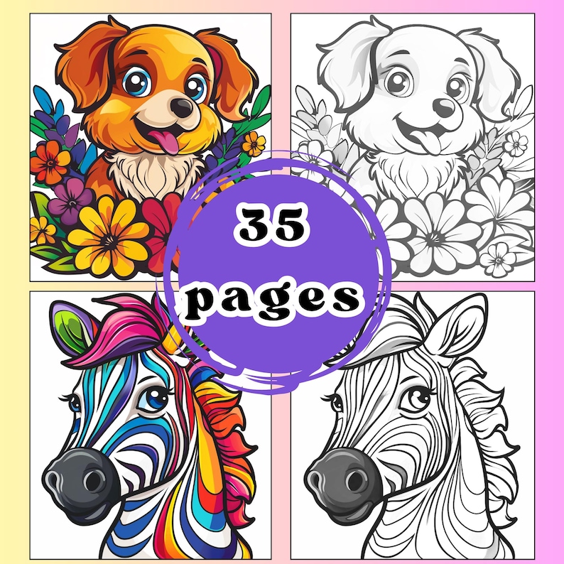 33 Animal Coloring Page, Anti Stress Coloring Pages,coloring Page for ...
