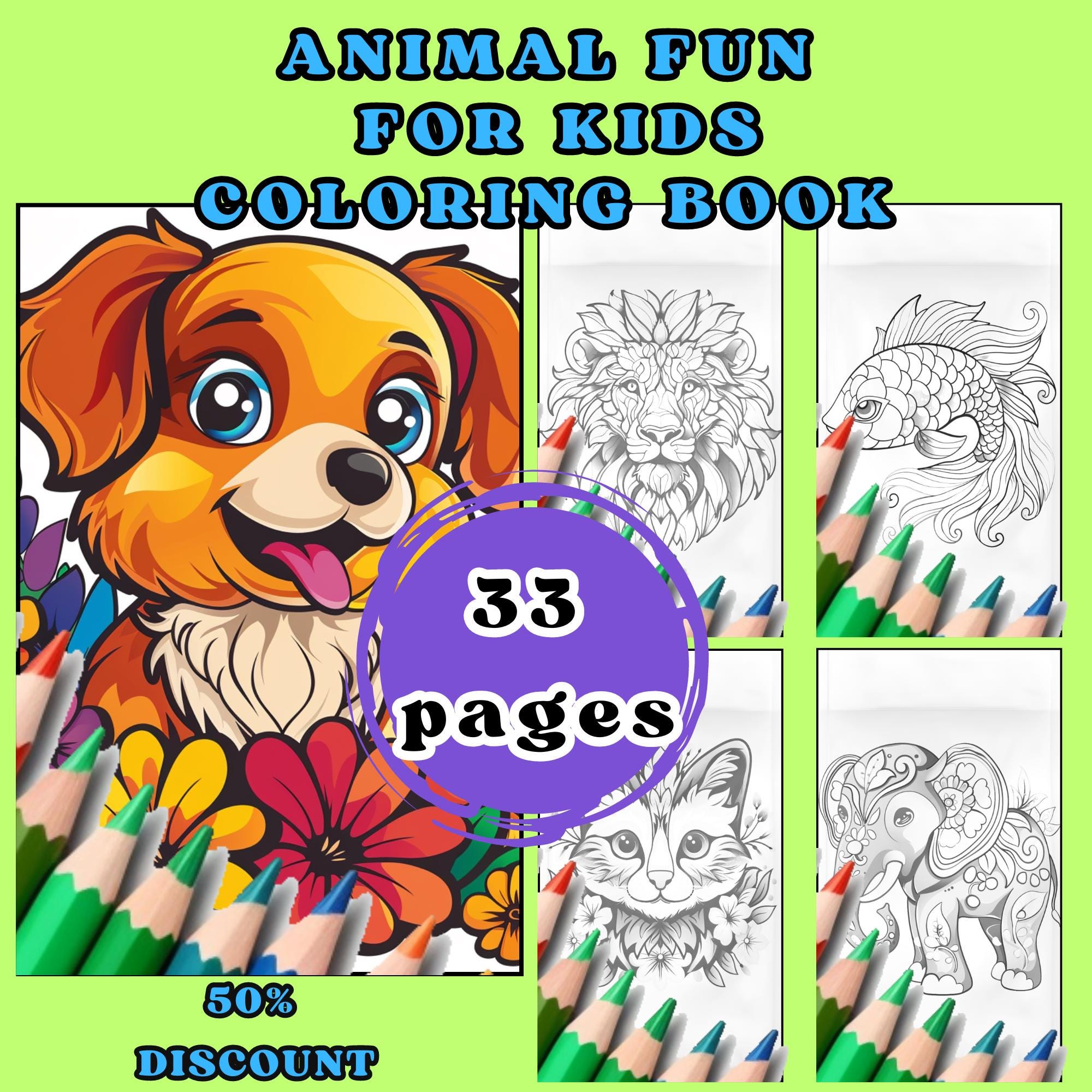 33 Animal Coloring Page, Anti Stress Coloring Pages,coloring Page for ...