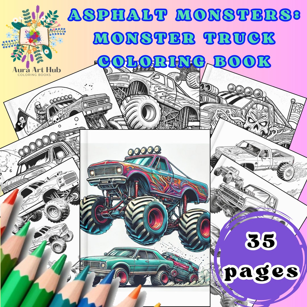 35 Monsters Cars Coloring Pages, Coloring Pages, Monsters Truck ...
