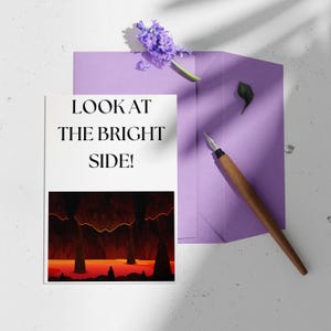 Look At The Bright Side - Hell Together - Lustige Freundschaftskarte