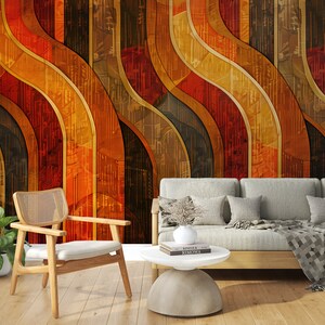Removable vintage wall art