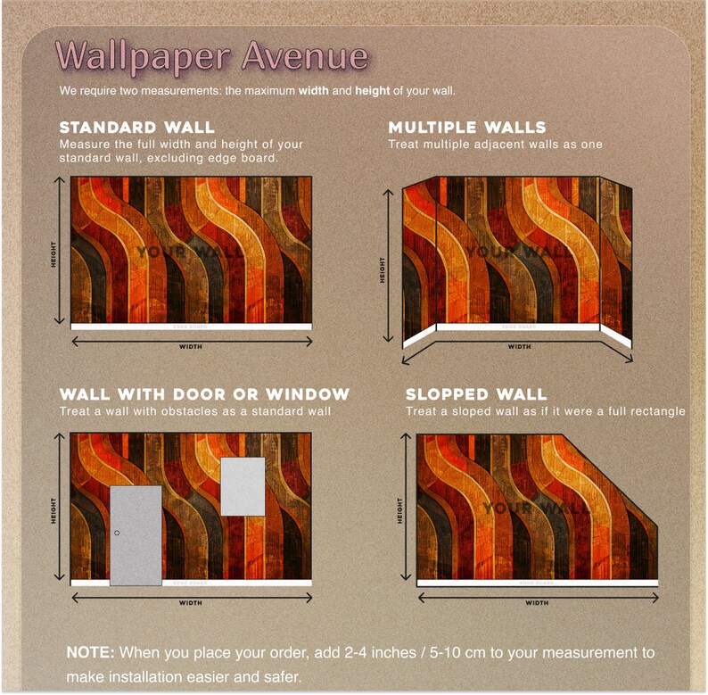 Vibrant retro wall decor