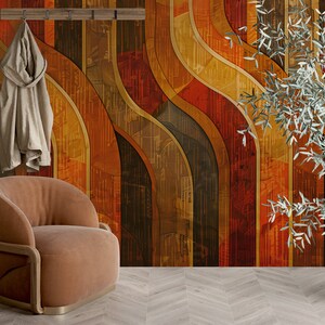 Vintage wall design mural