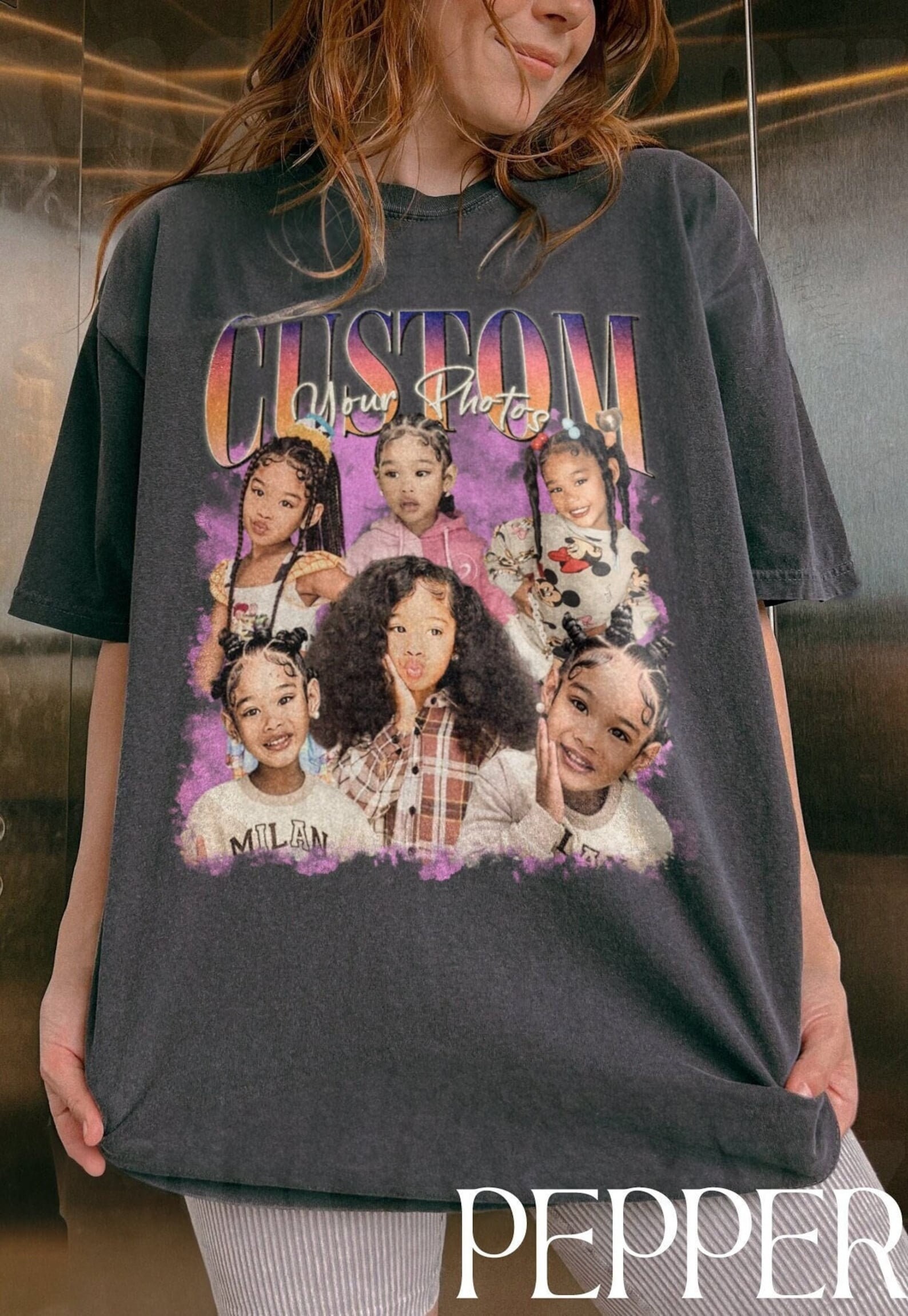 Discover CUSTOM Bootleg  Rap Tee, Vintage Graphic 90s Pepper Shirt, Custom Photo