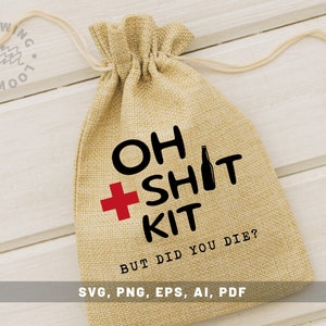 Oh Shit Kit PNG SVG, Descarga instantánea Resaca divertida, Clipart de fiesta de bodas, Resaca Png, Archivo de corte, Cricut, Sublimación, Despedida de soltero Svg