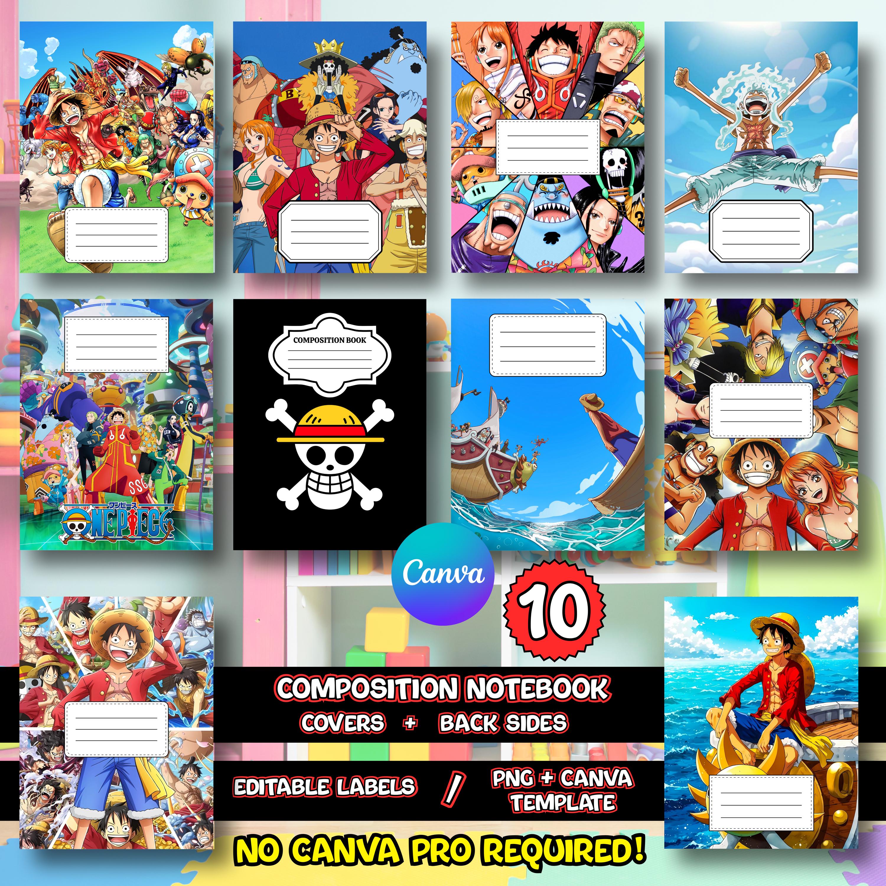 One Piece Notebook - Etsy