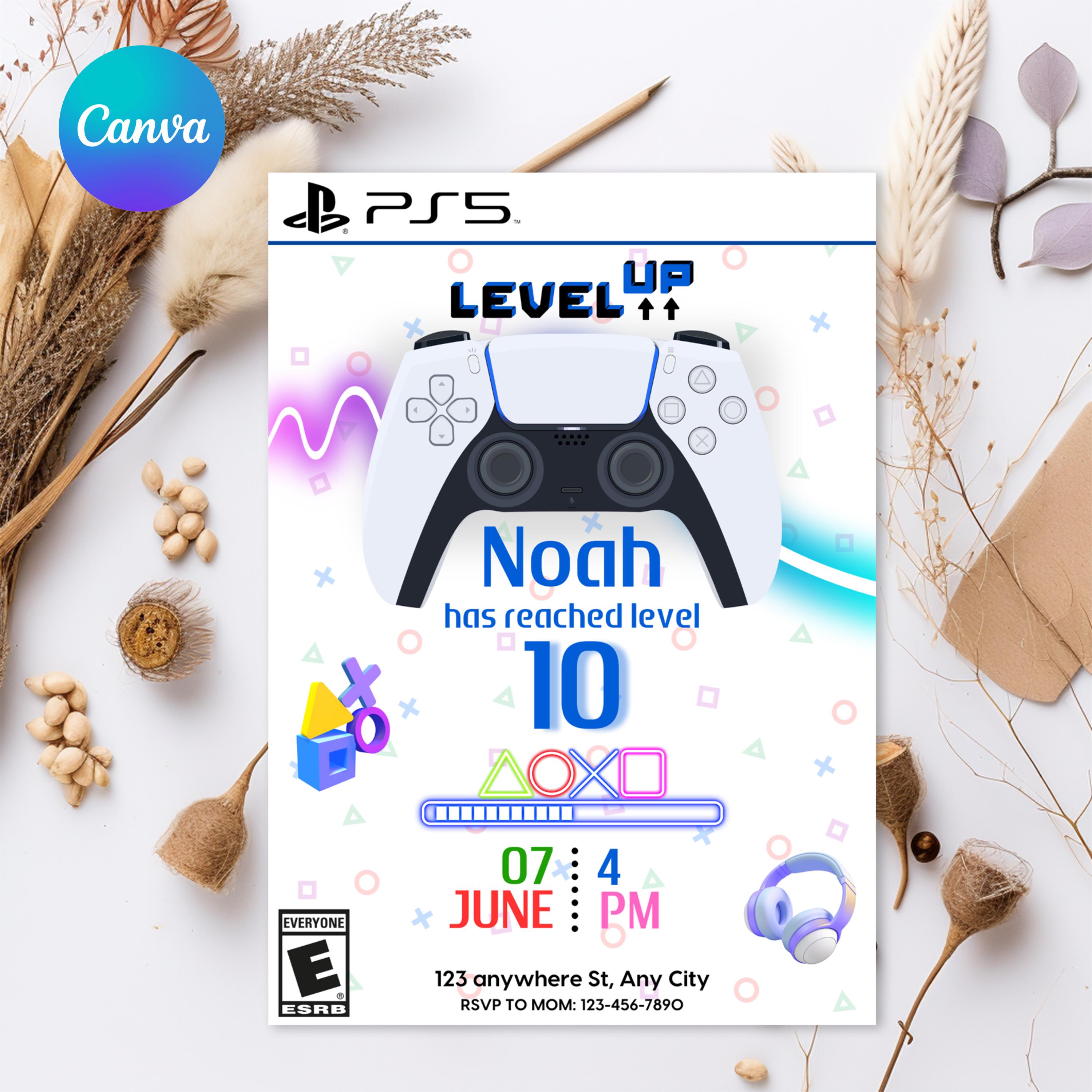 Einladungskarten Geburtstag Erwachsene Personalisierte Geburtstagskarte Für Gamer – Für Sohn, Enkel, Bruder, Individuell Personalisiert Karte Für Jungen